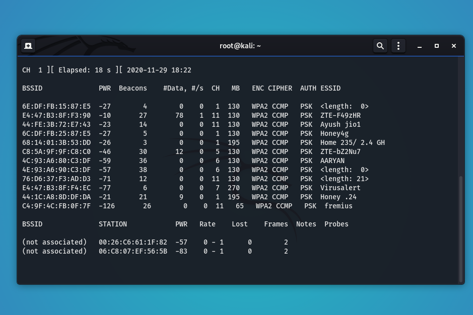 Hacking Wi-Fi: Cracking WPA2-PSK wireless networks using Airmon-Ng 3 Hacking Wi-Fi: Cracking WPA2-PSK wireless networks using Airmon-Ng 1