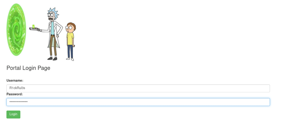 /login.php page