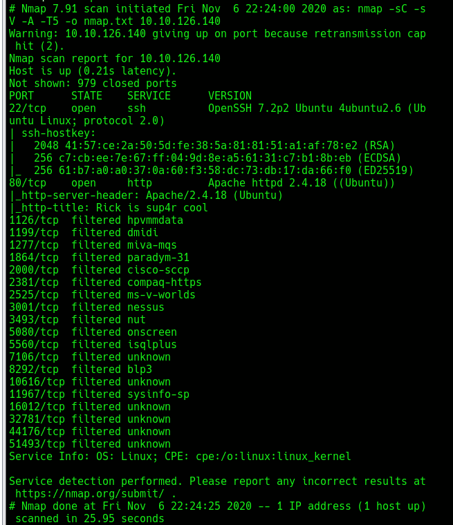 PickleRick Writeup - TryHackMe 4
